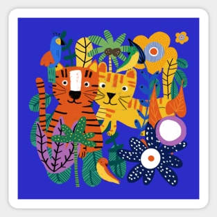 Cute tigers Sticker